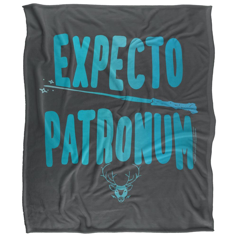 Multicoloured - Front - Harry Potter Expecto Patronum Wand Blanket