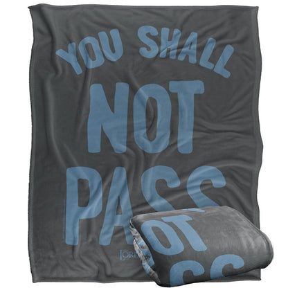 Multicoloured - Side - Lord Of The Rings You Shall Not Pass Blanket