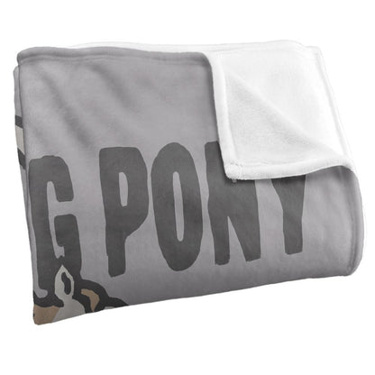 Multicoloured - Back - Lord Of The Rings Prancing Pony Blanket