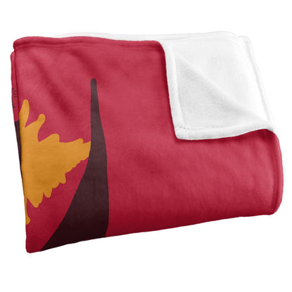 Multicoloured - Back - Lord Of The Rings Eye Of Sauron Doodle Blanket
