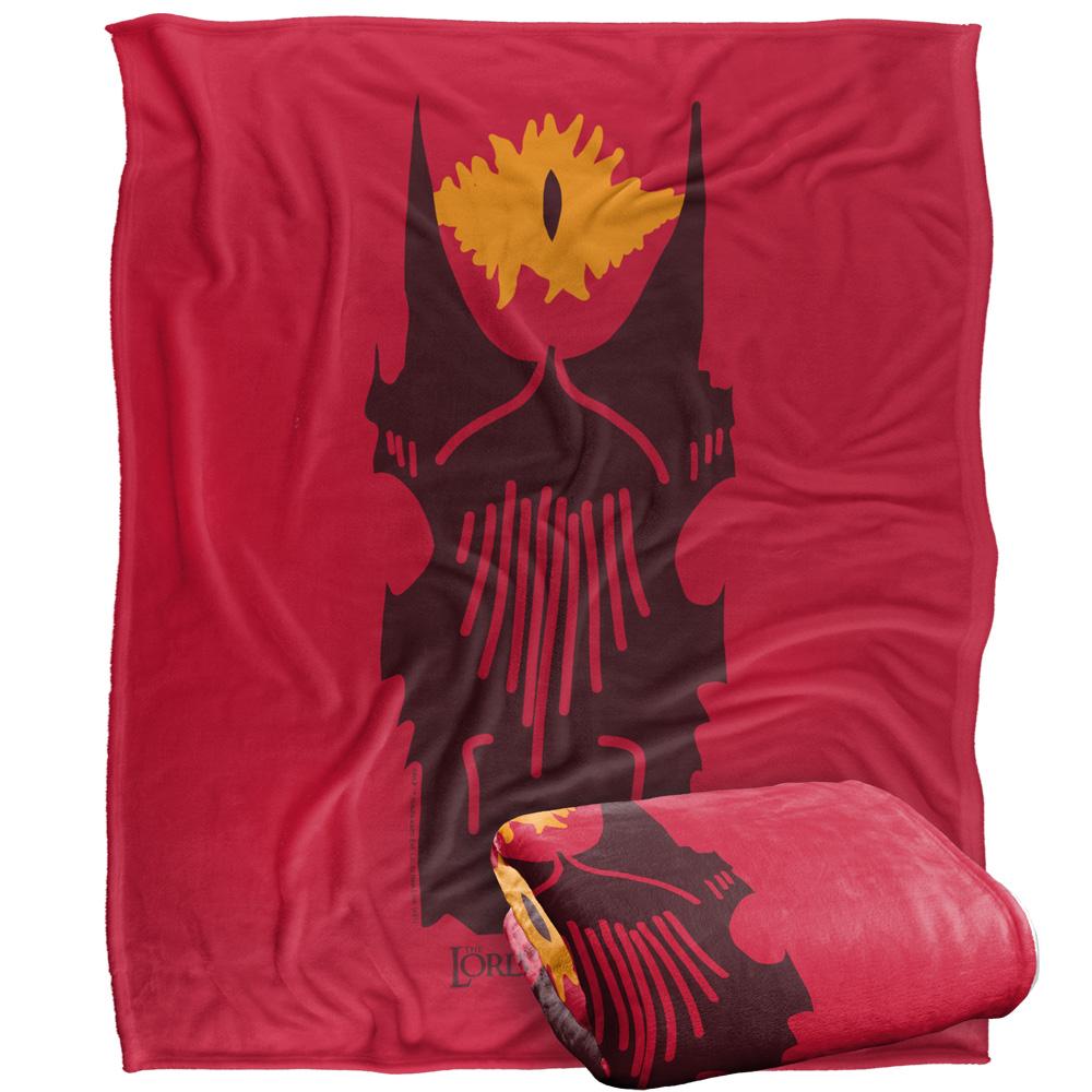Multicoloured - Side - Lord Of The Rings Eye Of Sauron Doodle Blanket