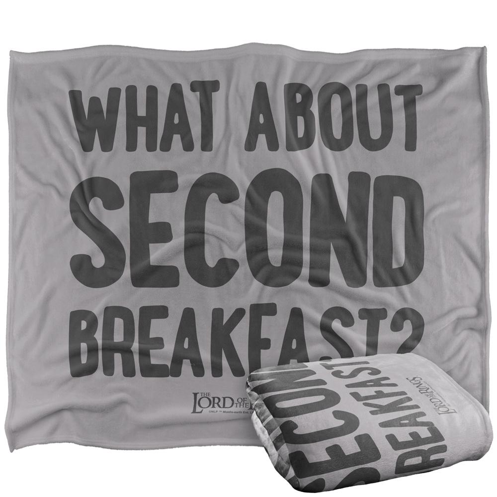 Multicoloured - Side - Lord Of The Rings Second Breakfast Quote Blanket