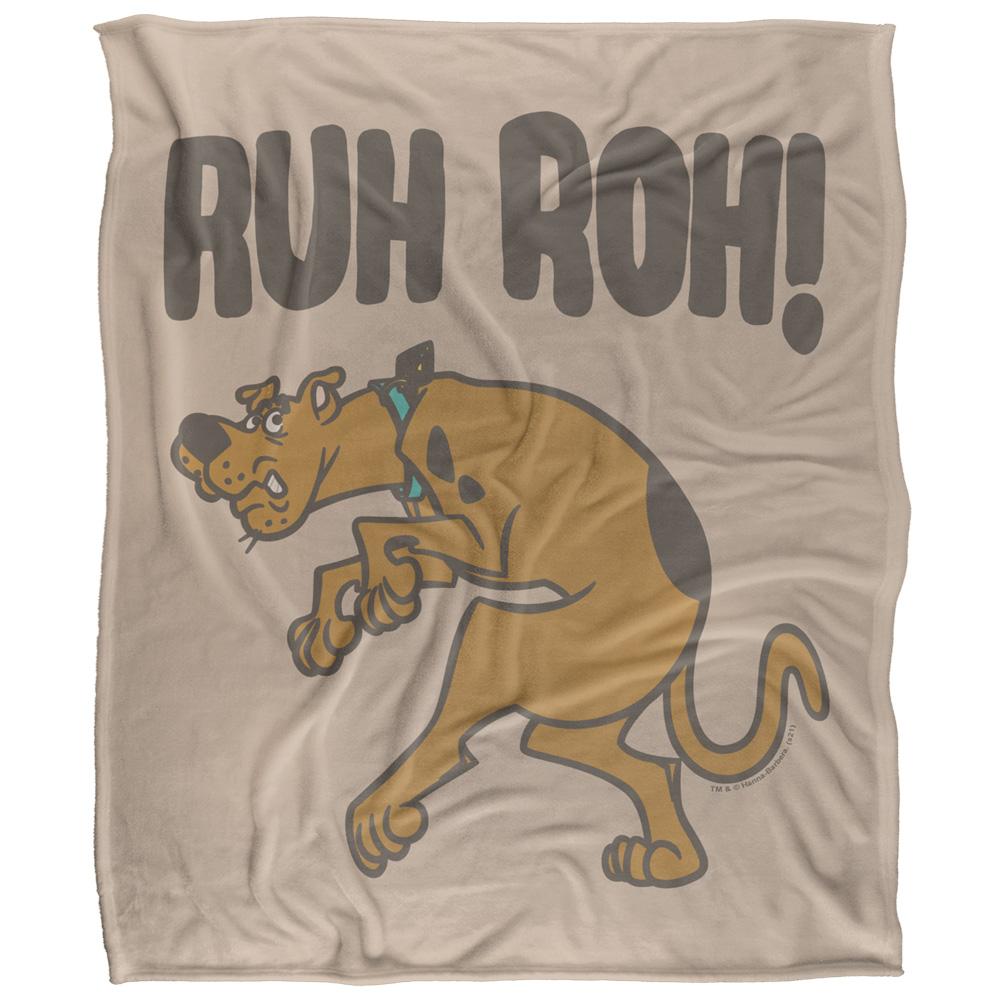 Multicoloured - Front - Scooby Doo Ruh Roh Blanket