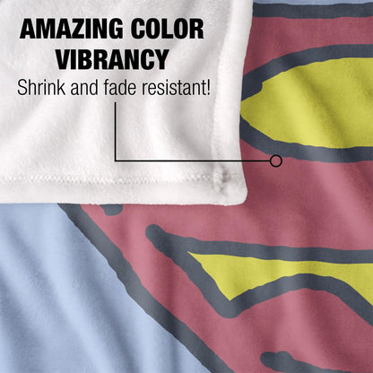 Multicoloured - Lifestyle - Superman Hand Drawn Logo Blanket