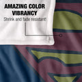 Multicoloured - Lifestyle - Superman Dad Logo Blanket
