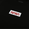 Black - Side - NASA Mens Box Logo T-Shirt