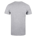 Grey - Back - NASA Mens Box Logo T-Shirt