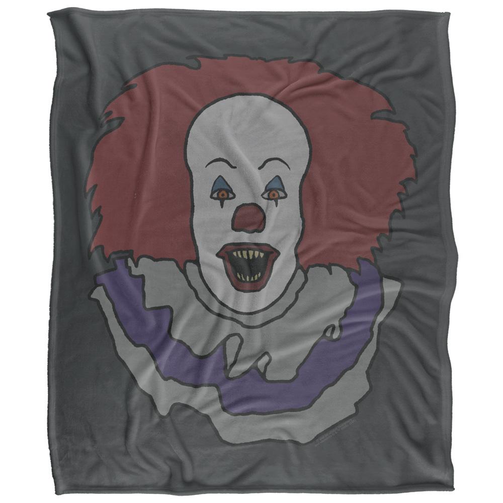 Multicoloured - Front - It Head Pennywise Blanket