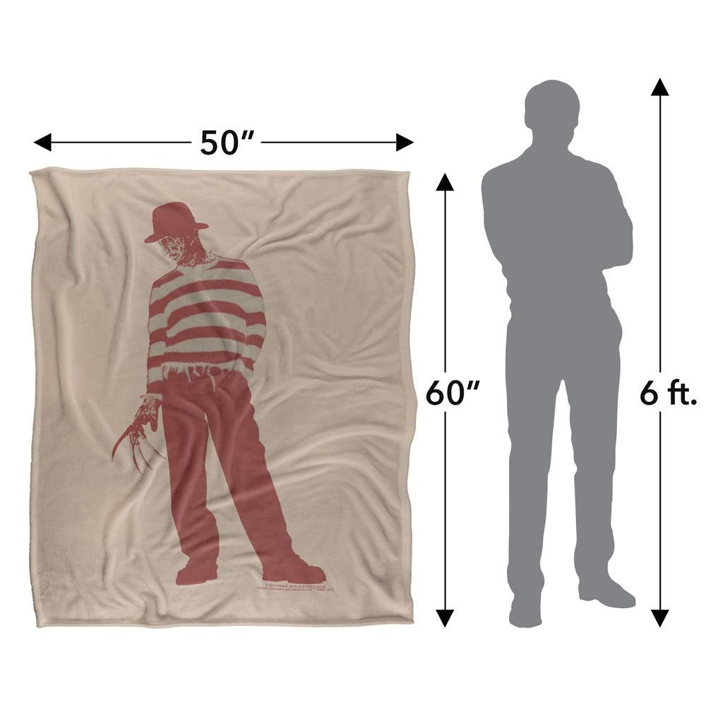 Multicoloured - Pack Shot - Nightmare On Elm Street Pose Freddy Krueger Blanket
