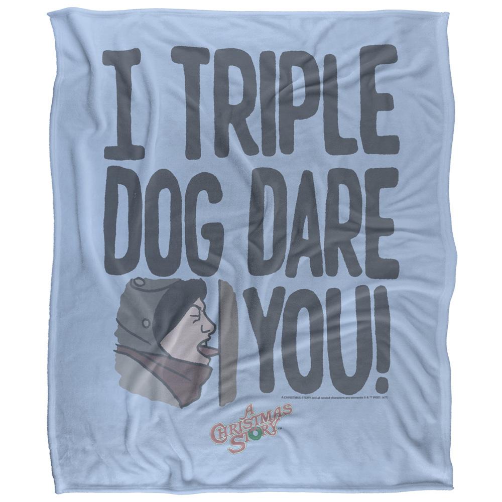 Multicoloured - Front - A Christmas Story Triple Dog Dare Blanket