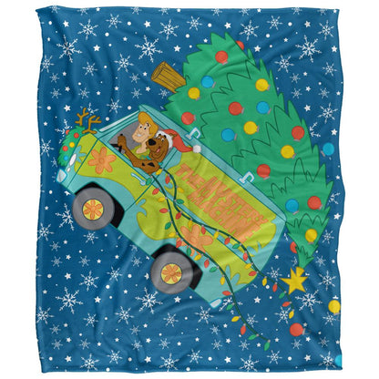 Multicoloured - Front - Scooby Doo Christmas Tree Blanket