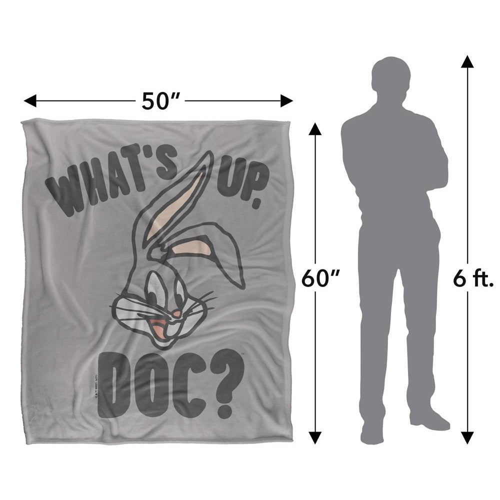Multicoloured - Pack Shot - Looney Tunes Whats Up Doc Doodle Blanket