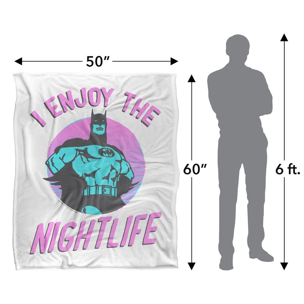 Multicoloured - Pack Shot - Batman Nightlife Blanket