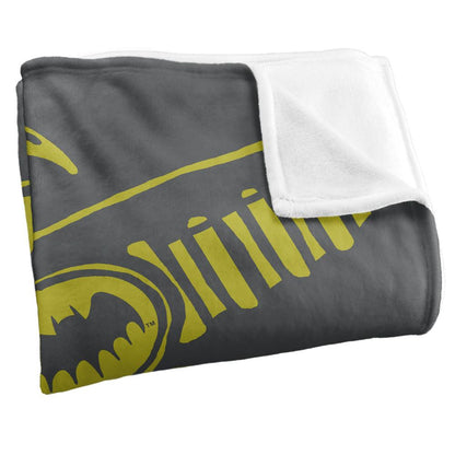 Multicoloured - Back - Batman Doodle Blanket