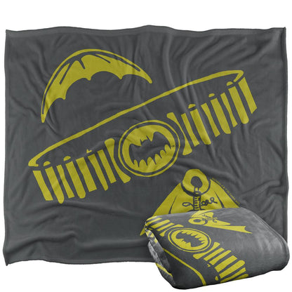 Multicoloured - Side - Batman Doodle Blanket