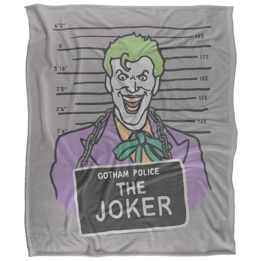 Multicoloured - Front - Batman Line Up The Joker Blanket