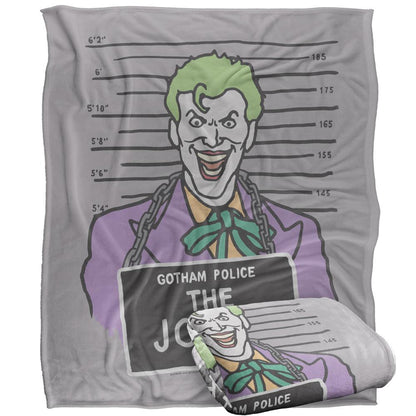 Multicoloured - Back - Batman Line Up The Joker Blanket