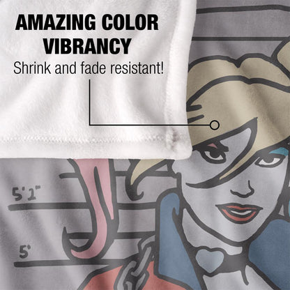 Multicoloured - Lifestyle - Batman Line Up Harley Quinn Blanket