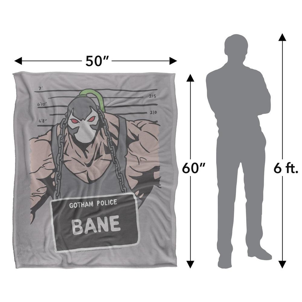 Multicoloured - Pack Shot - Batman Line Up Bane Blanket
