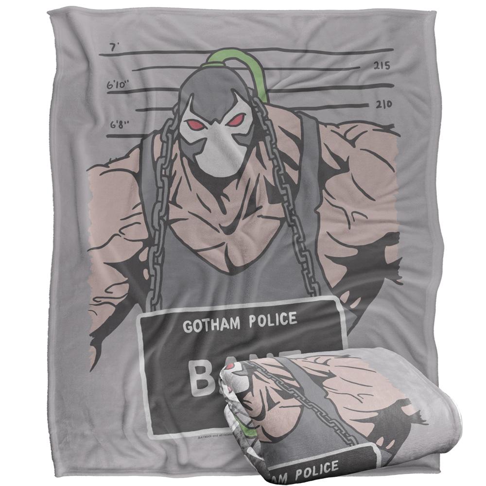 Multicoloured - Side - Batman Line Up Bane Blanket