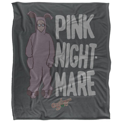Multicoloured - Front - A Christmas Story Pink Nightmare Blanket