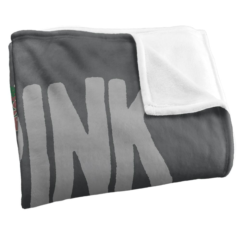 Multicoloured - Side - A Christmas Story Pink Nightmare Blanket