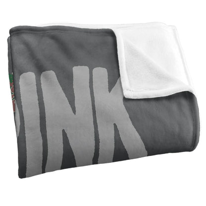 Multicoloured - Side - A Christmas Story Pink Nightmare Blanket