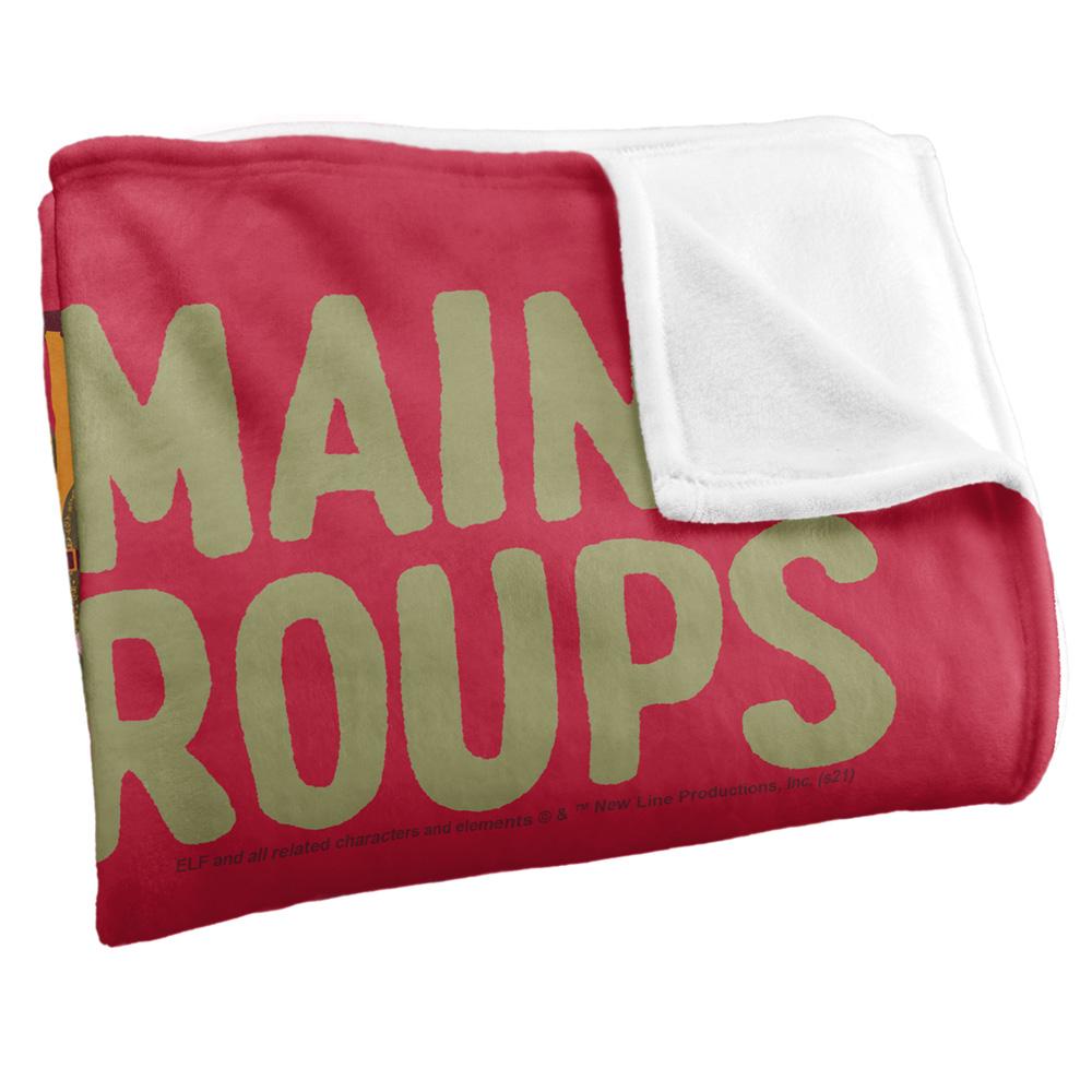 Multicoloured - Back - Elf Main Food Groups Blanket