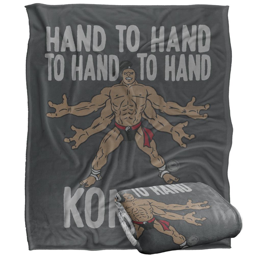 Multicoloured - Side - Mortal Kombat Hand To Hand Goro Blanket