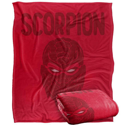 Multicoloured - Back - Mortal Kombat Head Scorpion Blanket