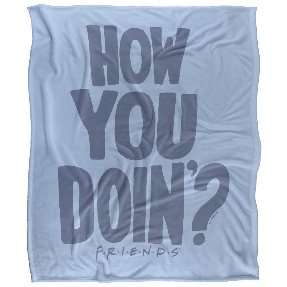 Multicoloured - Front - Friends How You Doin? Blanket