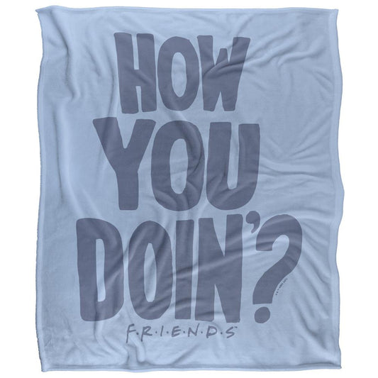 Multicoloured - Front - Friends How You Doin? Blanket