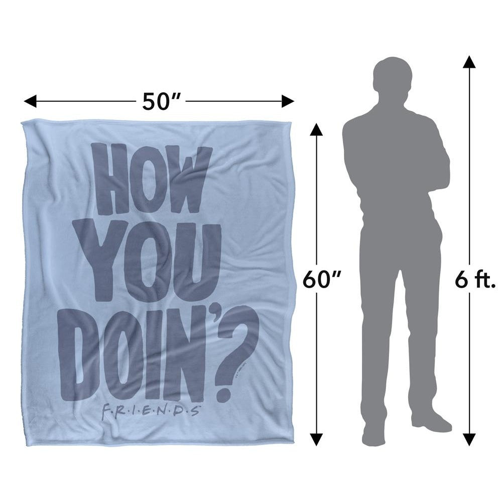 Multicoloured - Pack Shot - Friends How You Doin? Blanket