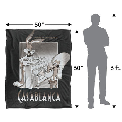 Multicoloured - Pack Shot - Looney Tunes Casablanca Blanket