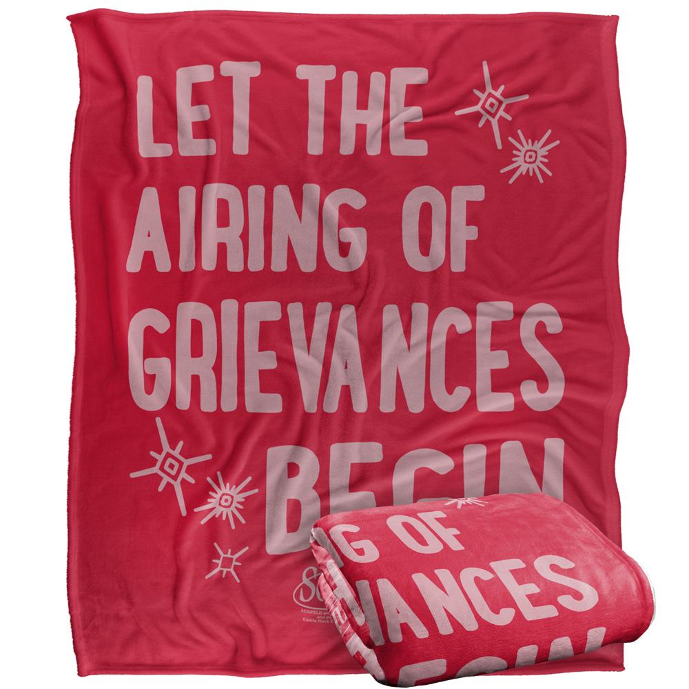 Multicoloured - Side - Seinfeld The Airing Of Greivances Blanket