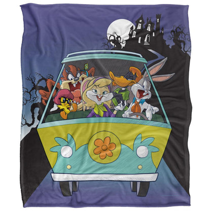 Multicoloured - Front - Looney Tunes The Mystery Machine Blanket