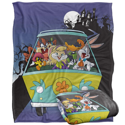 Multicoloured - Side - Looney Tunes The Mystery Machine Blanket
