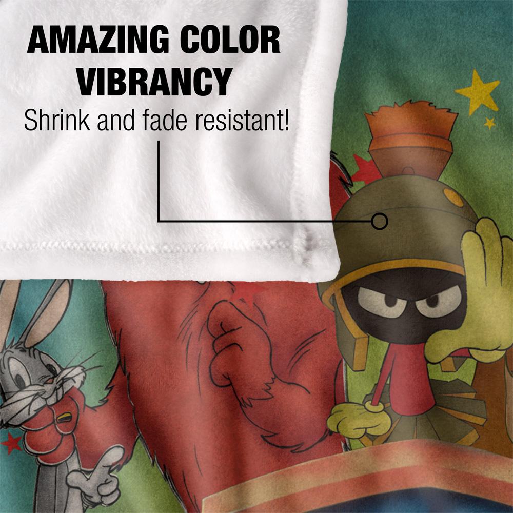 Multicoloured - Lifestyle - Looney Tunes Character Poses Blanket