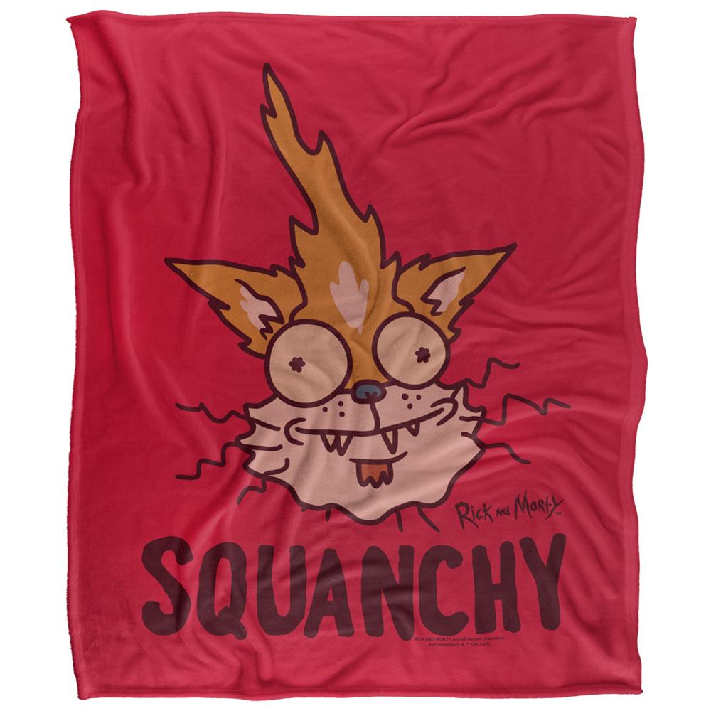 Multicoloured - Front - Rick And Morty Squanchy Blanket
