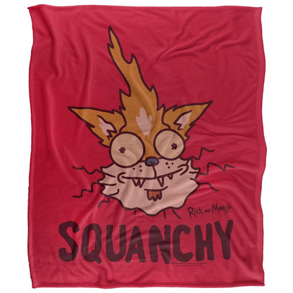 Multicoloured - Front - Rick And Morty Squanchy Blanket