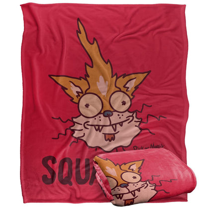 Multicoloured - Side - Rick And Morty Squanchy Blanket