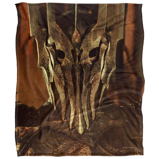 Multicoloured - Front - Lord Of The Rings Photograph Sauron Blanket