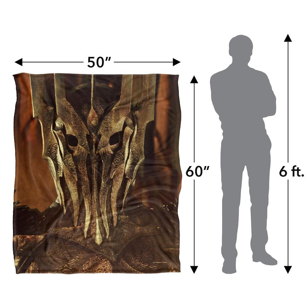 Multicoloured - Pack Shot - Lord Of The Rings Photograph Sauron Blanket