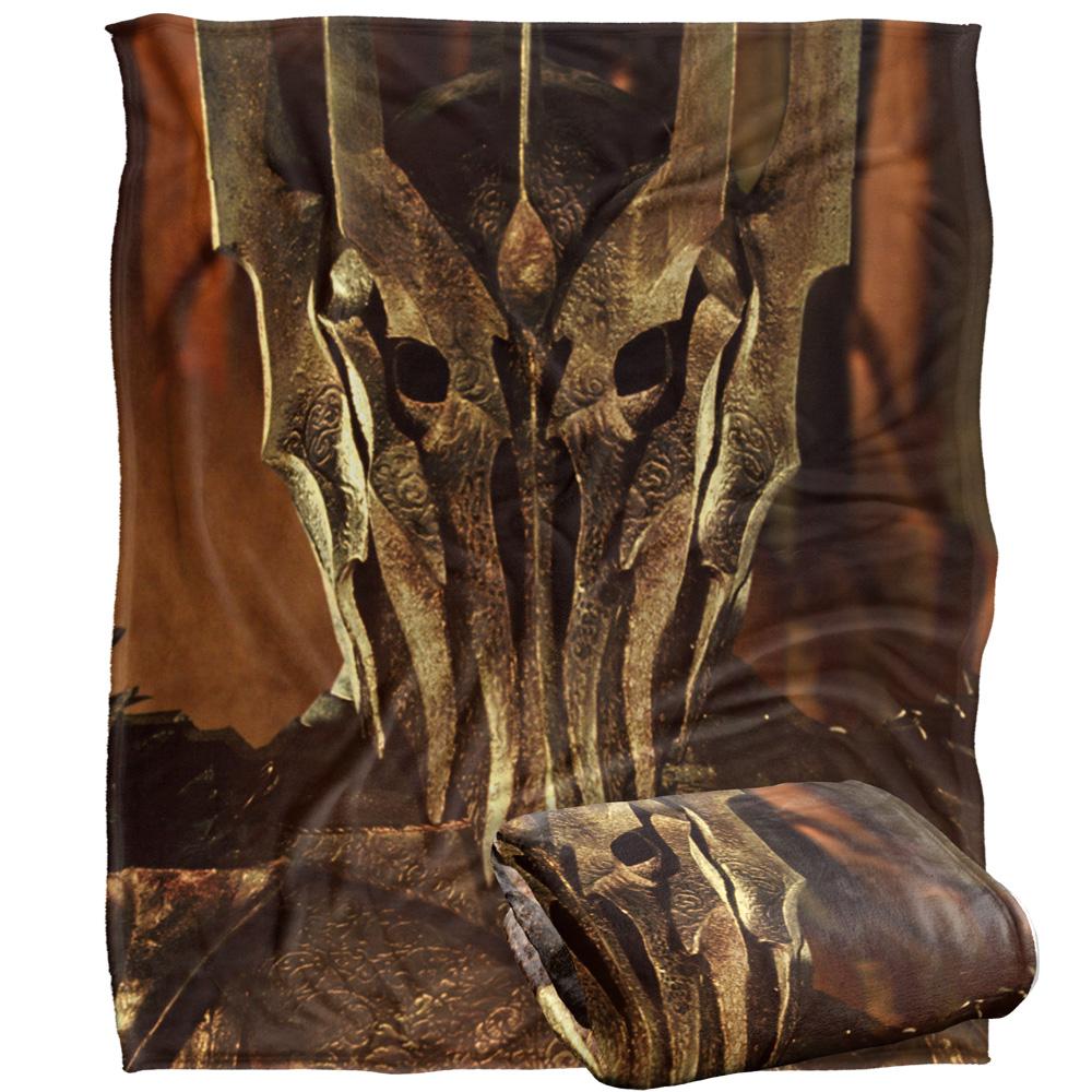 Multicoloured - Back - Lord Of The Rings Photograph Sauron Blanket