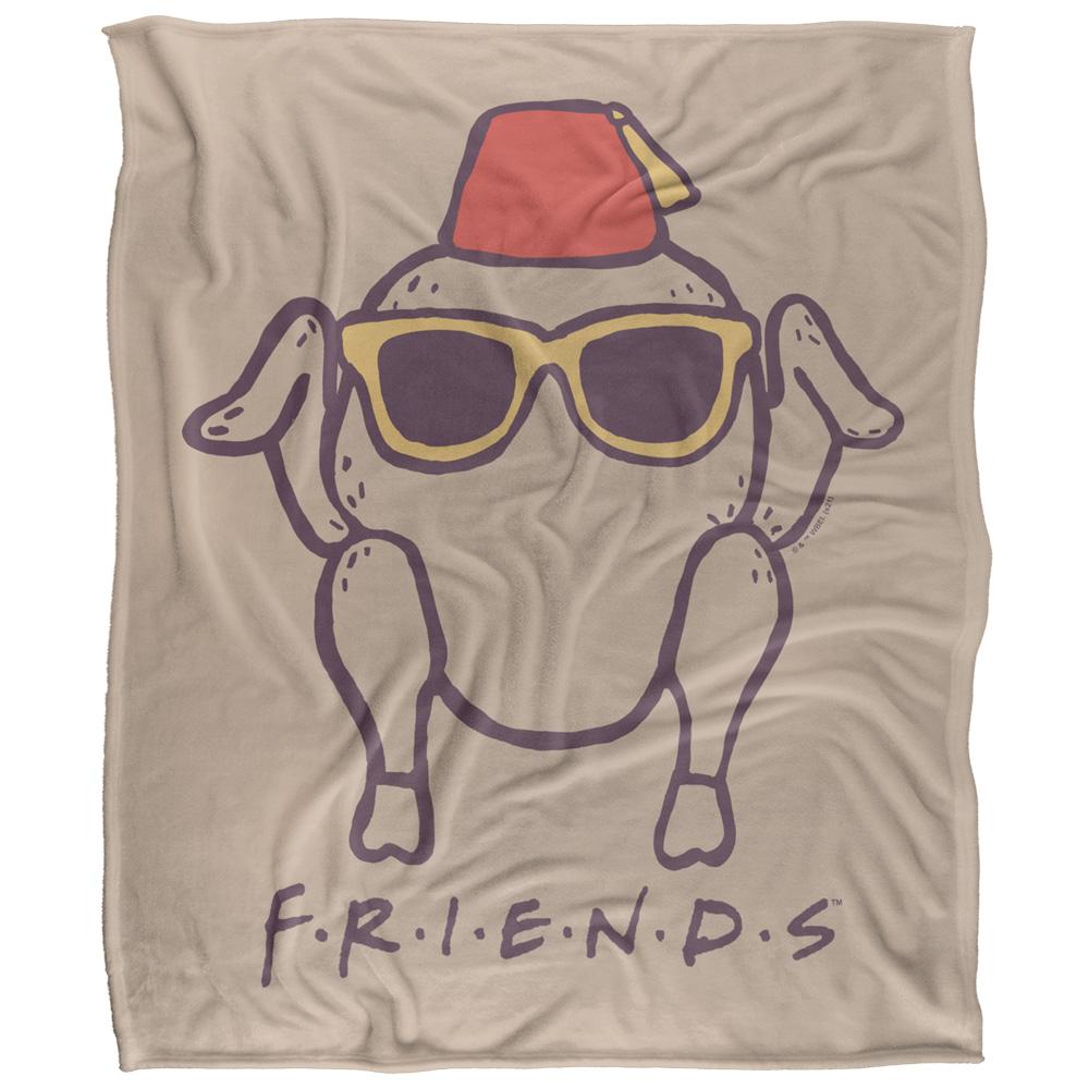 Multicoloured - Front - Friends Turkey Blanket