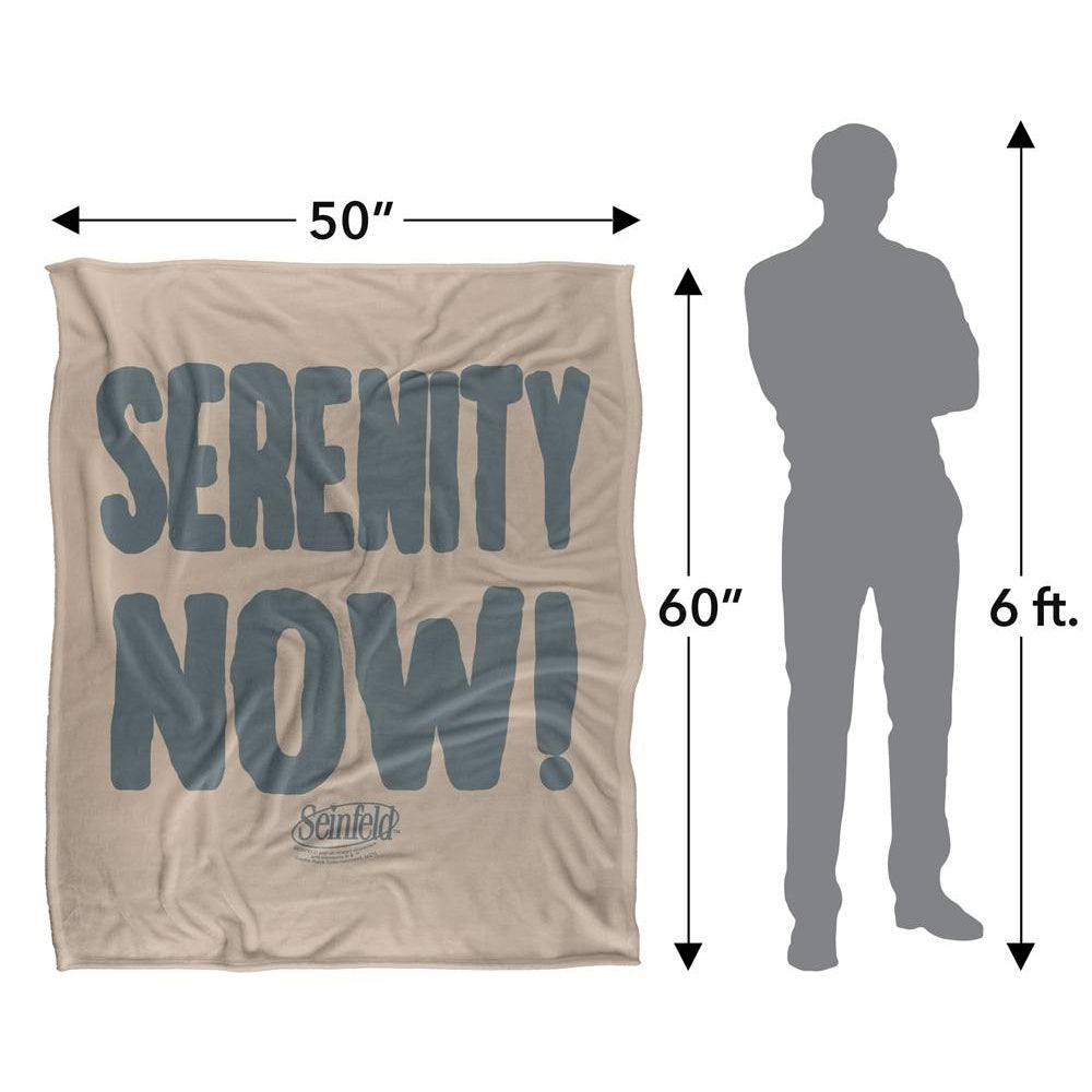 Multicoloured - Pack Shot - Seinfeld Serenity Now! Blanket