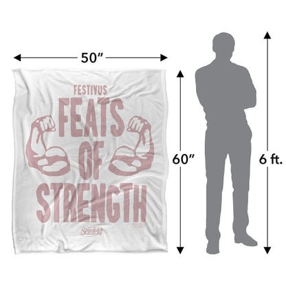 Multicoloured - Pack Shot - Seinfeld Festivus Strength Blanket