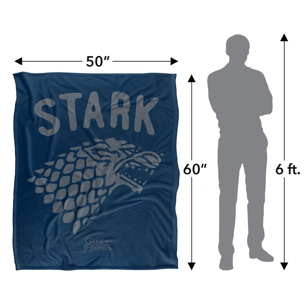 Multicoloured - Pack Shot - Game Of Thrones Stark Crest Blanket