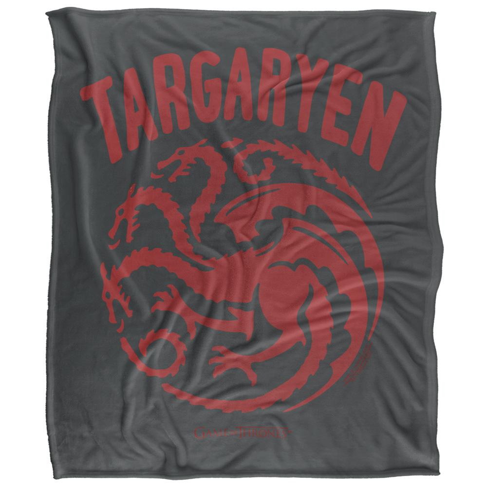 Multicoloured - Front - Game Of Thrones Targaryen Crest Blanket