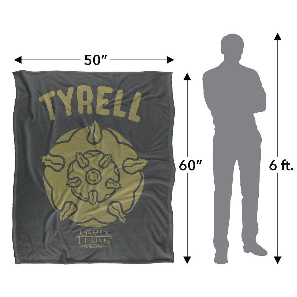 Multicoloured - Pack Shot - Game Of Thrones Tyrell Crest Blanket